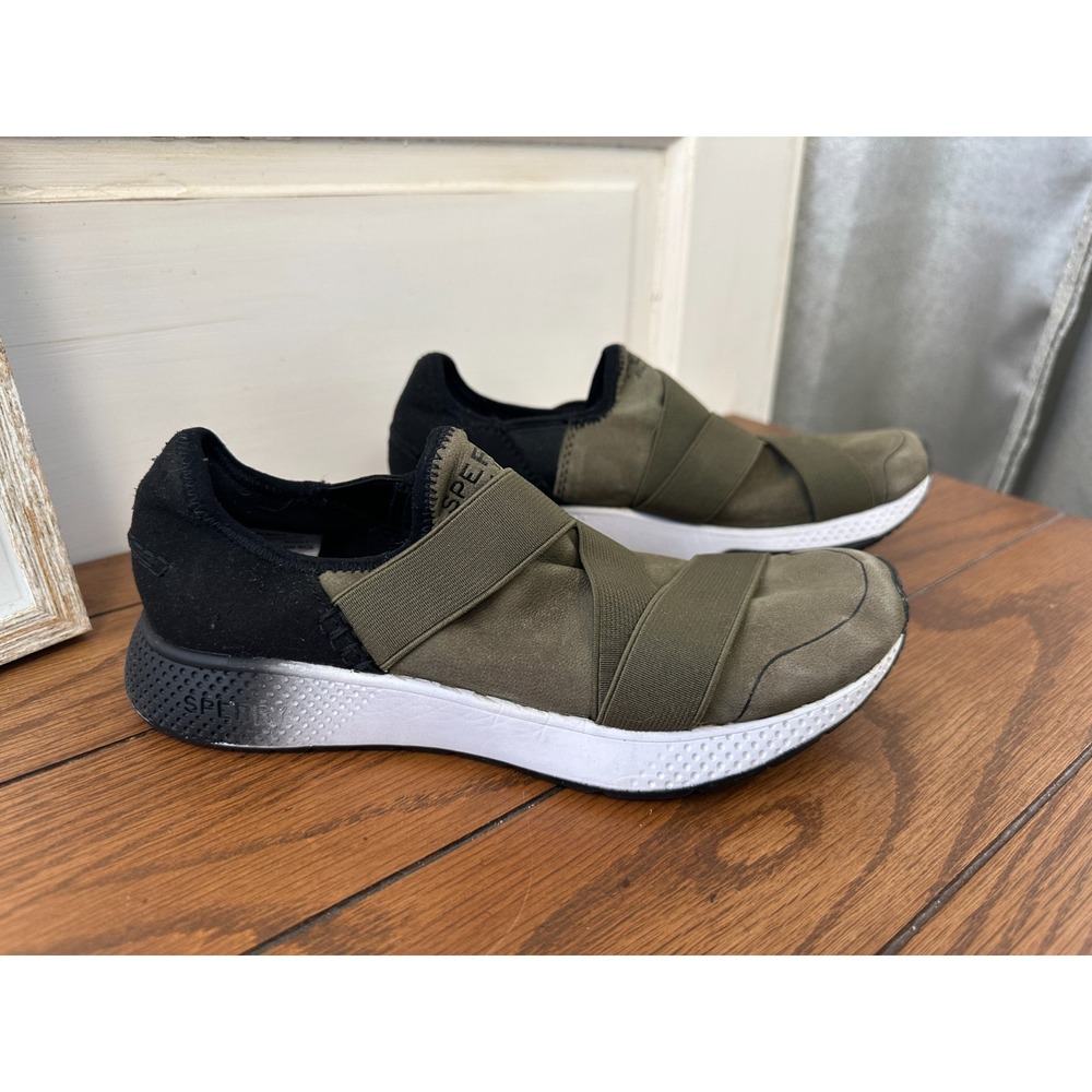 Sperry Womens Seven Seas Trysail Sneakers Size 5M Green‎ Sneakers STS80930 J-17